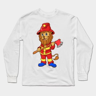 Fireman Tiger Long Sleeve T-Shirt